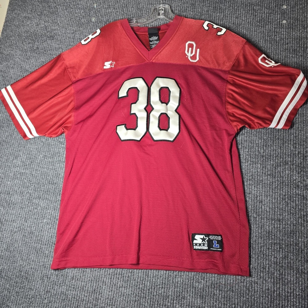 Vintage Oklahoma Sooners OU Starter Jersey Size Large #38